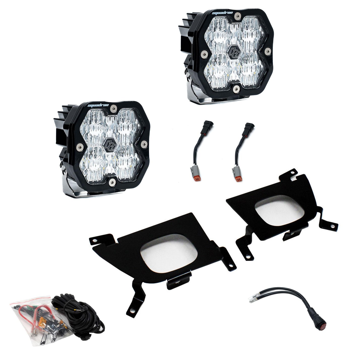 Squadron 2.0 Sport Fog Pocket Light Kit Chevy 2019-22 Silverado 1500 2020-22 2500HD/3500HD Baja Designs