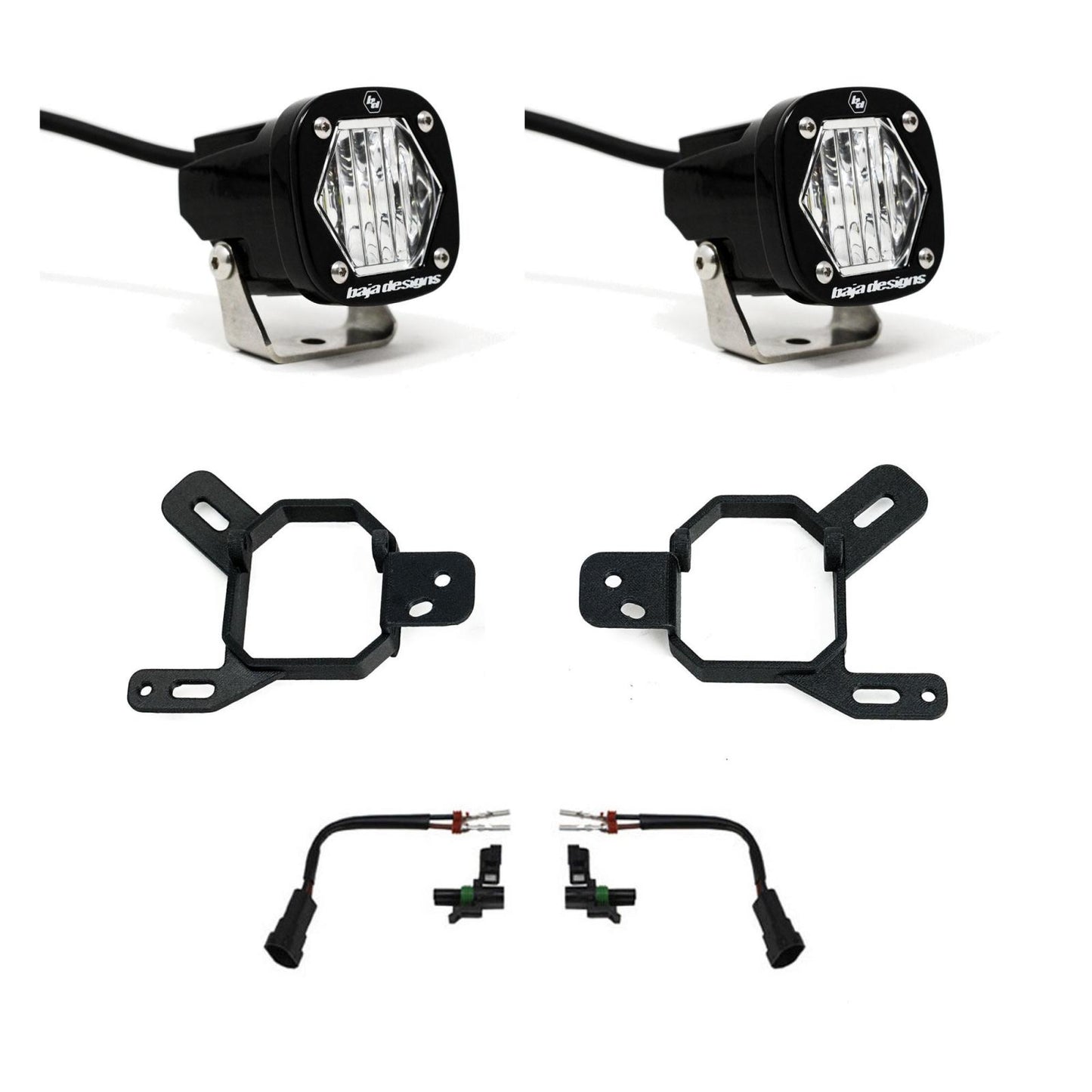 S1 Fog Pocket Light Kit 24-25 Silverado/Sierra 2500/3500 2025 1500 AT4-X Baja Designs