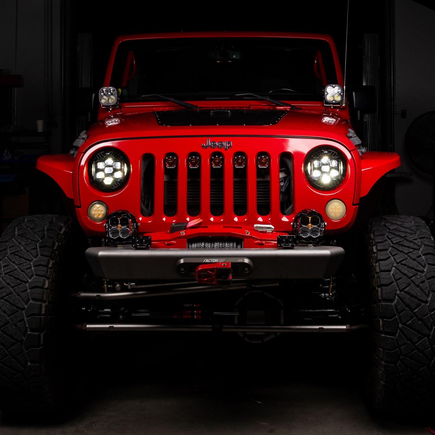 DOT LP6 LED Headlight Kit Jeep 2007-2018 Wrangler JK w/LED Headlights Baja Designs