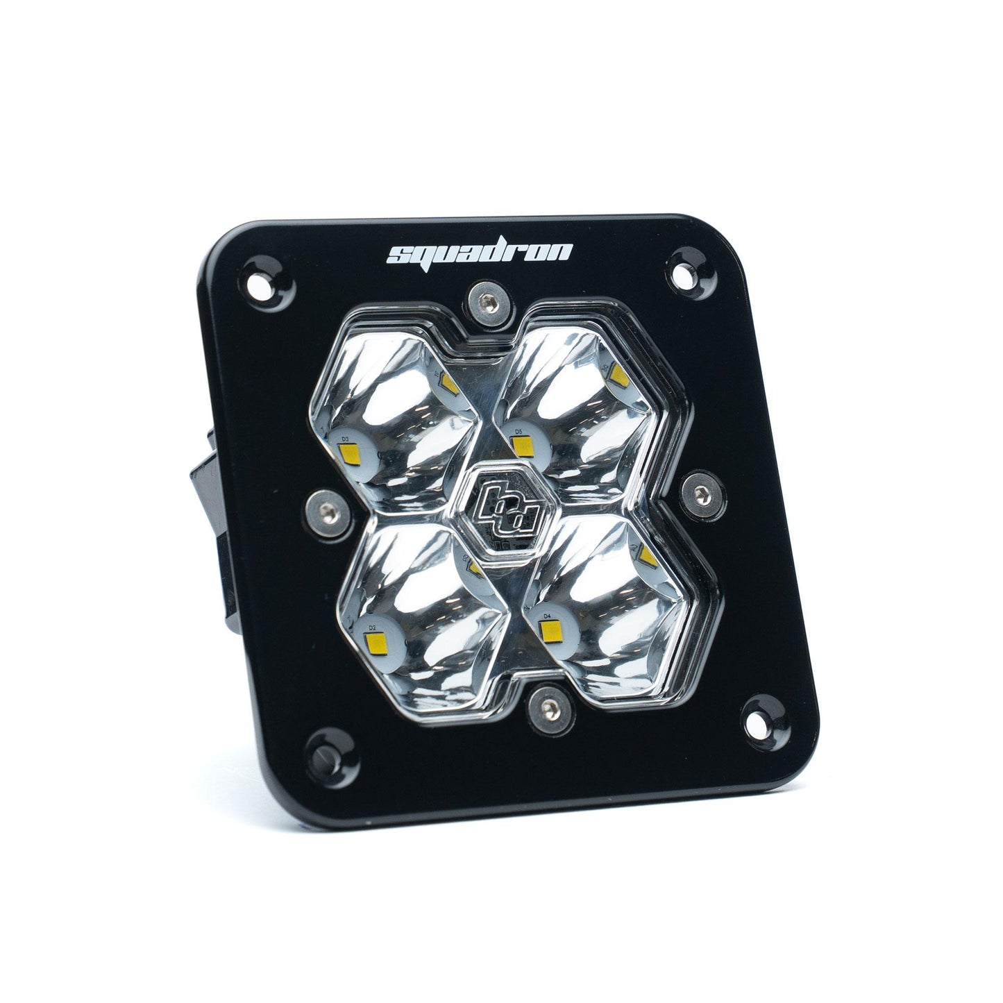 Squadron 2.0 Sport Black Flush Mount LED Auxiliary Light Pod Universal Clear Baja Designs