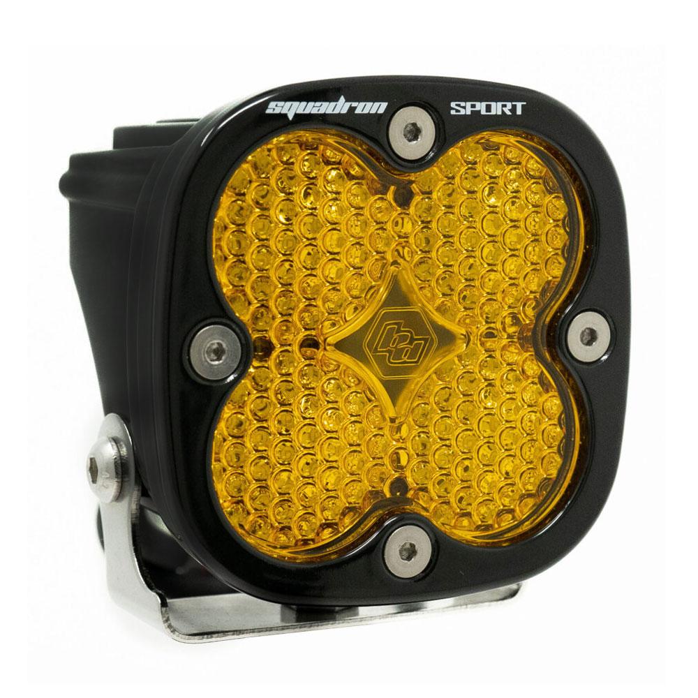 LED Light Pod Work/Scene Pattern Amber Squadron Sport Baja Designs