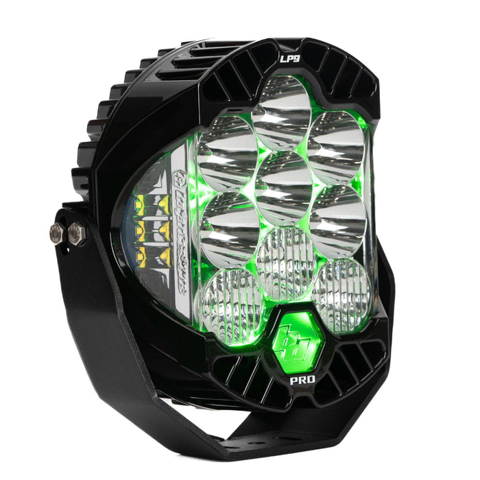 LP9 Pro LED Auxiliary Light Pod Light Pattern Driving/Combo Color Clear Backlight Baja Designs