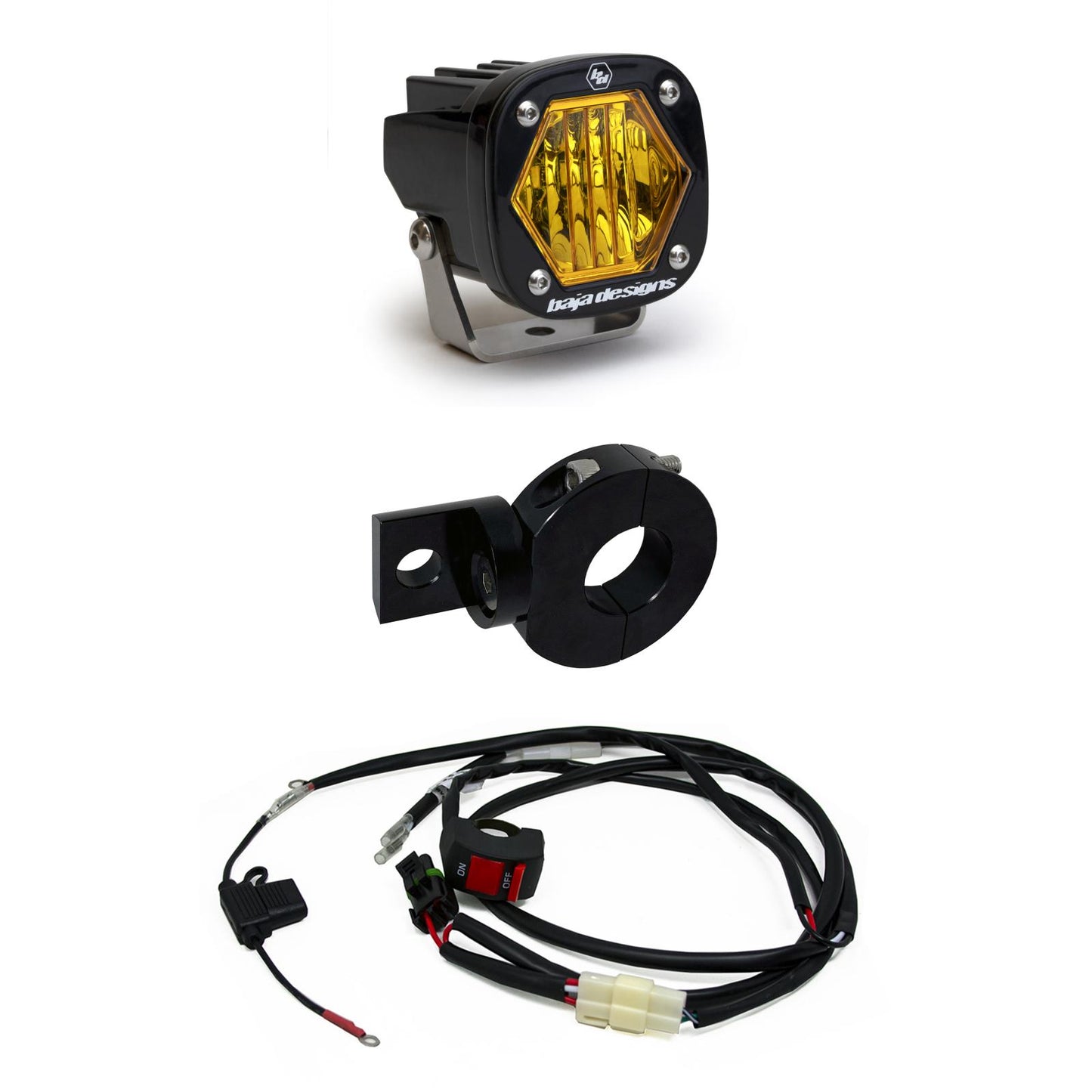 Electric Start Pit Bike S1 Moto Kit Wide Cornering Baja Designs