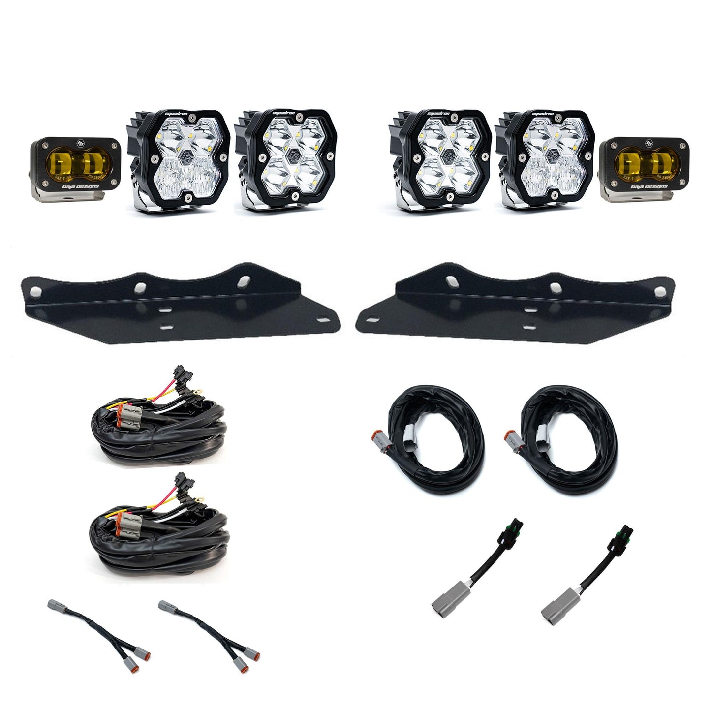 Squadron 2.0 Sport/S2 Sae Sportman Fog Pocket Light Kit Ford 2017-20 F-150 Raptor Baja Designs