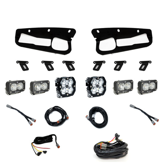 Squadron 2.0 Pro/Dual S2 Sport Fog Pocket Light Kit Ford 2021-27 Bronco 2022-24 Bronco Raptor w/ Steel Bumper Baja Designs