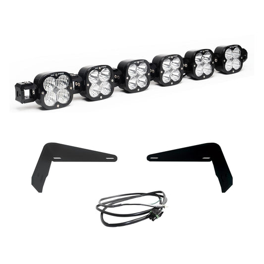 XL Pro Linkable Sport Bumper Light Kit 21-26 Bronco 22-26 Bronco Raptor w/ OE Steel Bumper (Multi-Pattern Clear Upfitter Wiring)