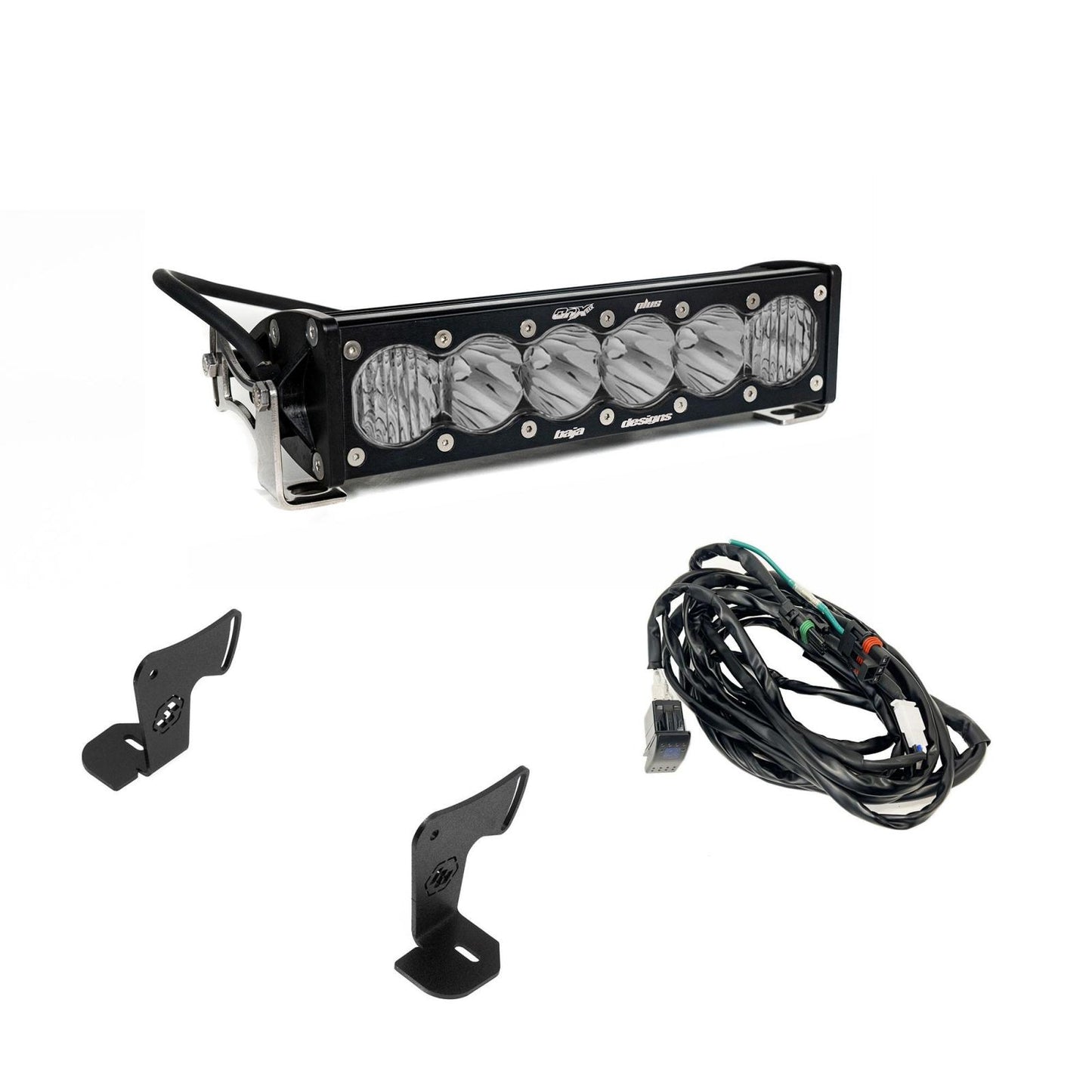 OnX6+ 10 Inch Light Bar Hood Mount Kit Polaris 2025 RZR ProR; ProS; ProXP, Baja Designs