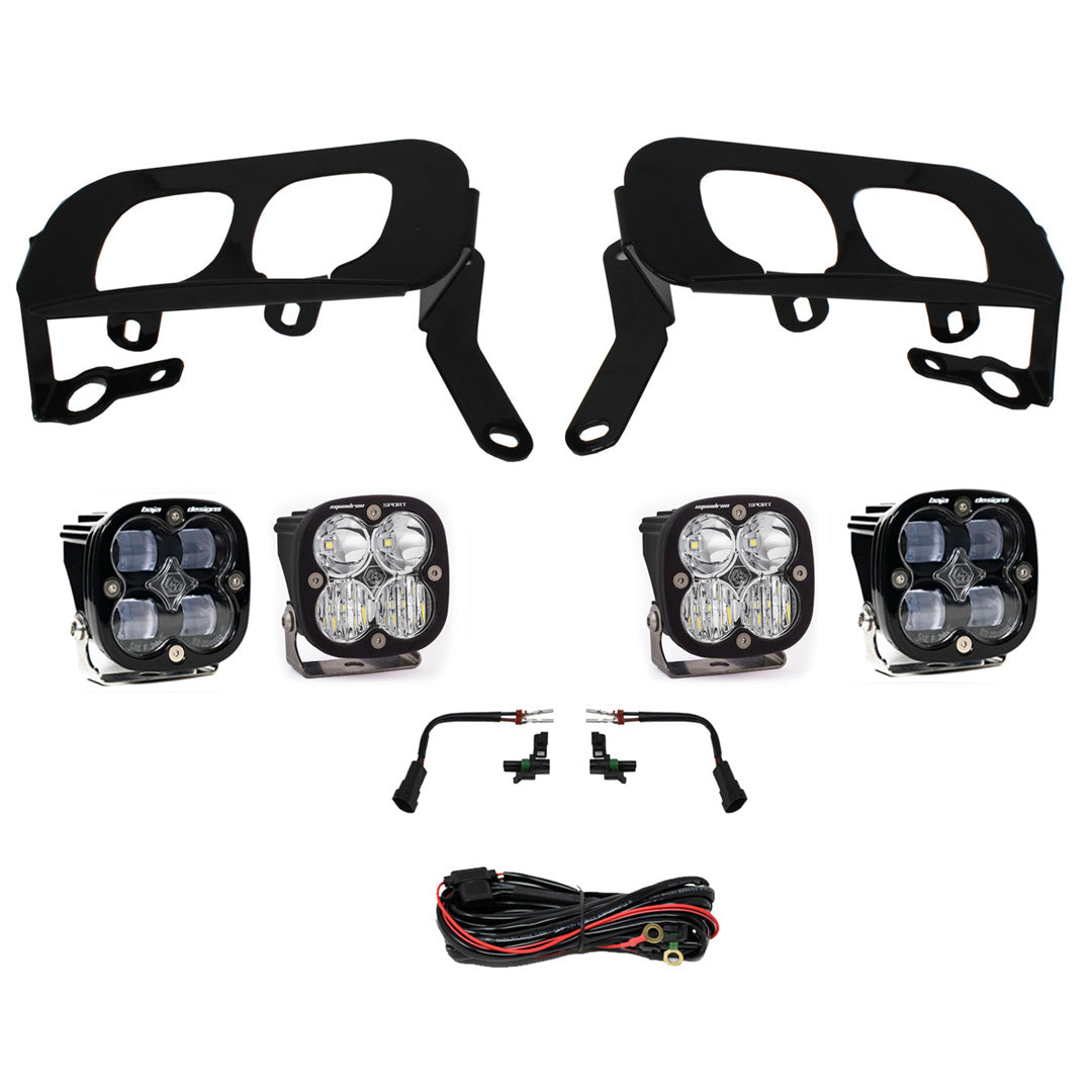 Silverado 1500 Fog Pocket Kit 14-15 FPK, SAE W/C & Sport D/C Baja Designs