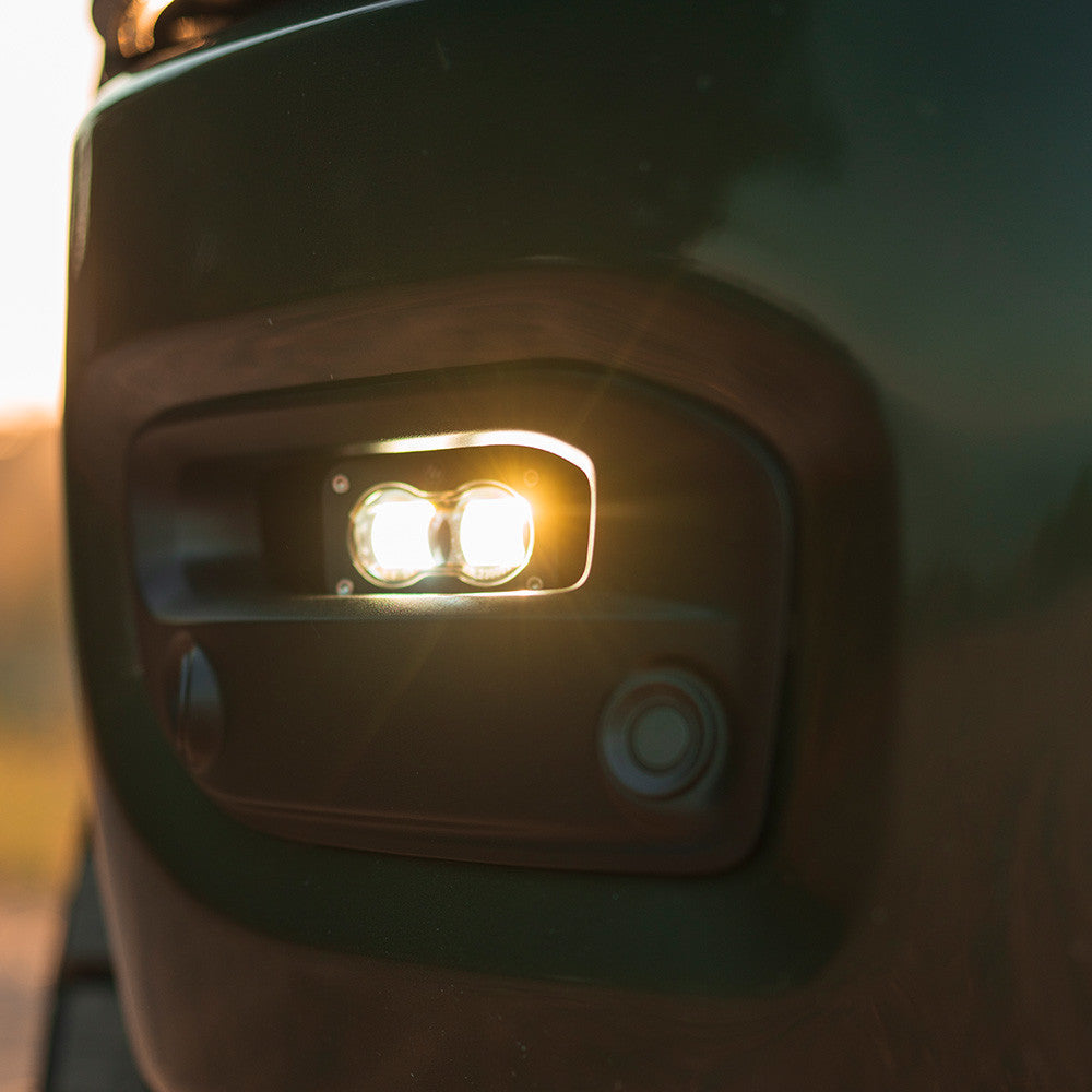 RAM S2 SAE Fog Pocket Light Kit Amber RAM 19-Present 2500/3500 Baja Designs