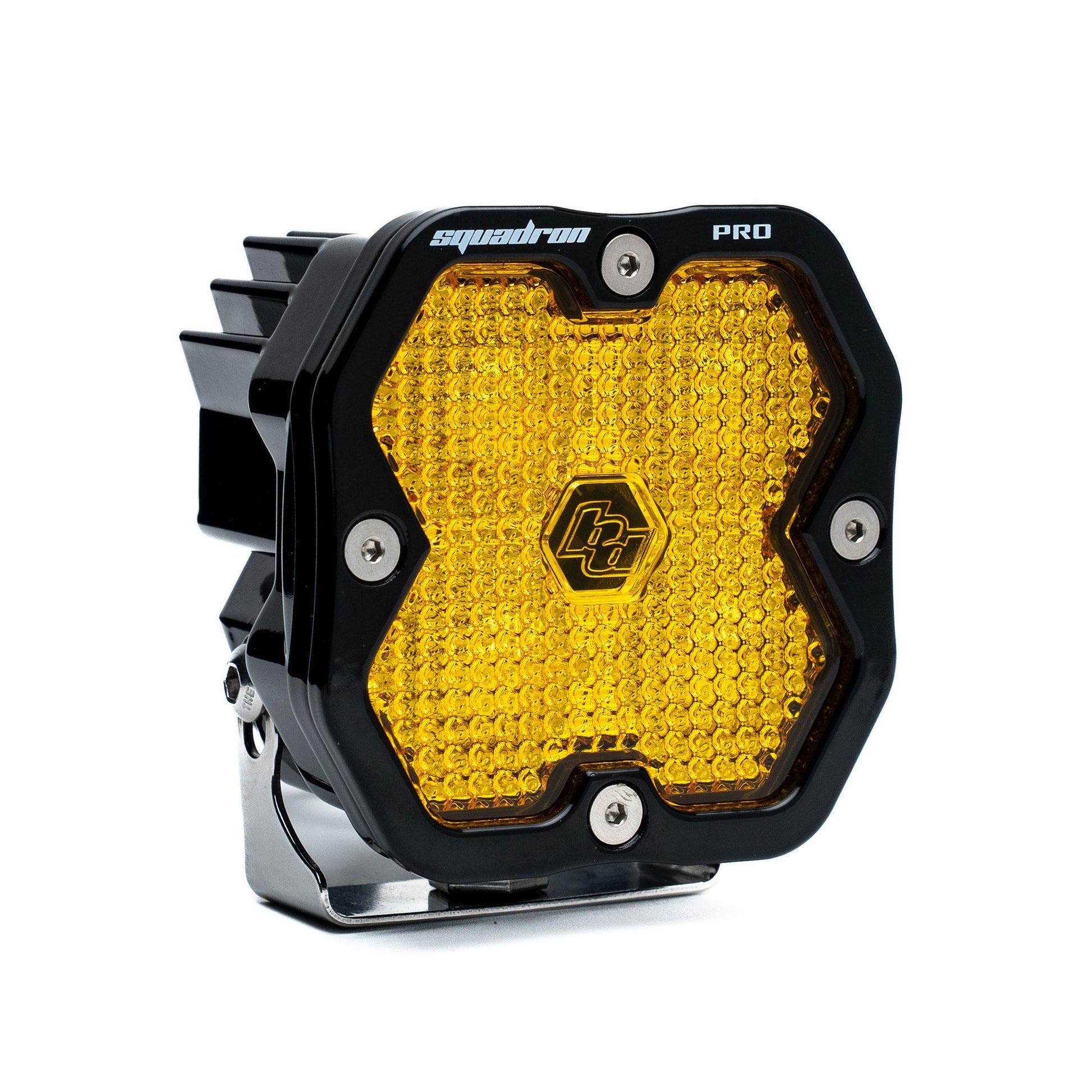 Squadron 2.0 Pro Black LED Auxiliary Light Pod Universal Baja Amber Baja Designs