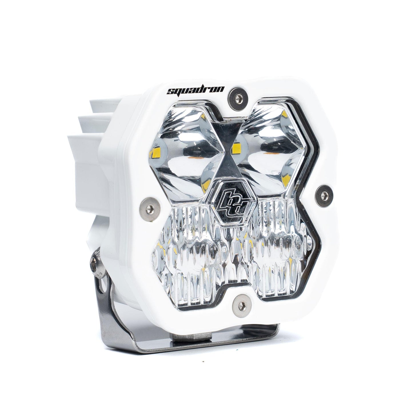 Squadron 2.0 Sport White Flush Mount LED Auxiliary Light Pod Universal Clear Baja Designs