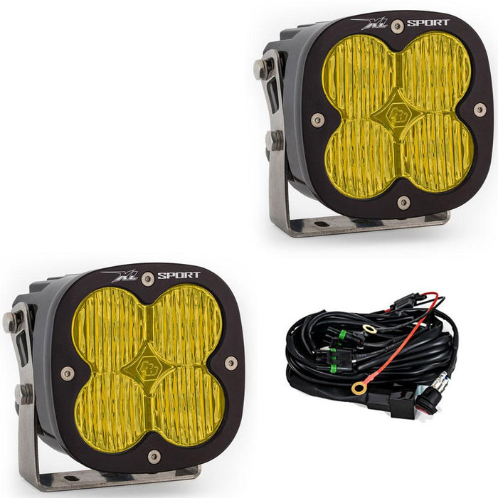 LED Light Pods Amber Lens Pair XL Sport Series Baja Designs