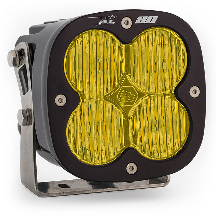 LED Light Pods Amber Lens Spot Pair XL80 Baja Designs